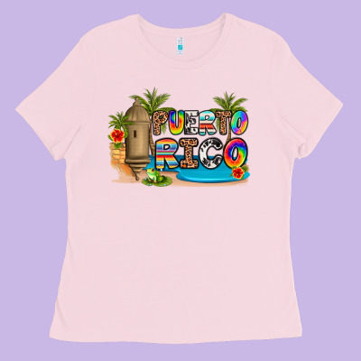 Puerto Rico Ladies Tee Designed By Artiststas