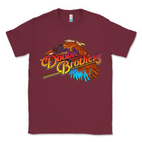 Burgundy The Doobie Brothers Classic Tee - linhVisuals