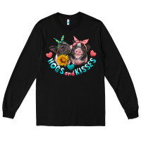 Black hogs and kisses pigs Long Sleeve Tee - Artiststas
