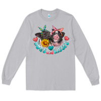 Moon Dust hogs and kisses pigs Long Sleeve Tee - Artiststas