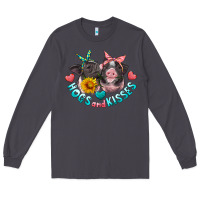 Smoke hogs and kisses pigs Long Sleeve Tee - Artiststas
