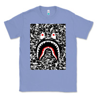 Colony Blue Bape Shark Army Classic Tee - linhVisuals
