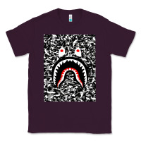 Plum Bape Shark Army Classic Tee - linhVisuals