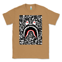 Toasted Coconut Bape Shark Army Classic Tee - linhVisuals