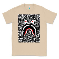 Mushroom Bape Shark Army Classic Tee - linhVisuals