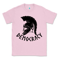 Bubblegum Pink democracy Classic Tee - linhVisuals