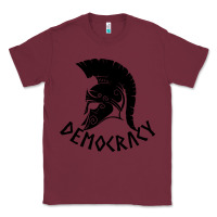 Burgundy democracy Classic Tee - linhVisuals