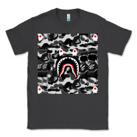Smoke Bape Shark Army Classic Tee - linhVisuals