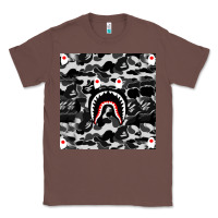 Chestnut Bape Shark Army Classic Tee - linhVisuals