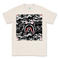 Natural Bape Shark Army Classic Tee - linhVisuals
