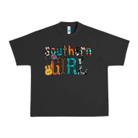 Pigment Black southern girl Urban Heavy Tee - RacoonDesign