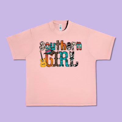 Southern Girl Urban Heavy Tee Designed By Racoondesign