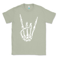 Matcha rock on skeleton hand Classic Tee - linhVisuals
