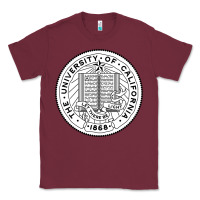Burgundy university of california Classic Tee - linhVisuals