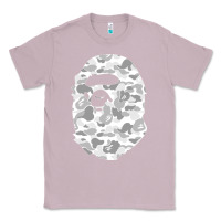 Lilac Gorilla Head Shot Classic Tee - linhVisuals