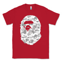 Red Gorilla Head Shot Classic Tee - linhVisuals