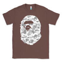 Chestnut Gorilla Head Shot Classic Tee - linhVisuals