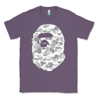Lavender Gorilla Head Shot Classic Tee - linhVisuals