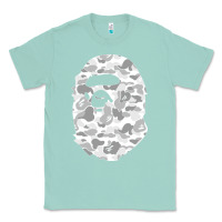 Seafoam Gorilla Head Shot Classic Tee - linhVisuals