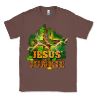 Chestnut Jesus junkie St. Patricks Day Classic Tee - FaDigitalArtStudio