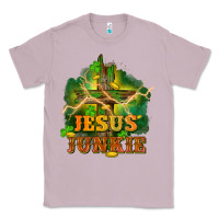 Lilac Jesus junkie St. Patricks Day Classic Tee - FaDigitalArtStudio