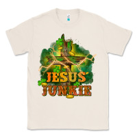 Natural Jesus junkie St. Patricks Day Classic Tee - FaDigitalArtStudio