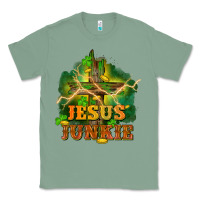 Sage Jesus junkie St. Patricks Day Classic Tee - FaDigitalArtStudio