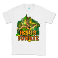 White Jesus junkie St. Patricks Day Classic Tee - FaDigitalArtStudio