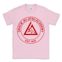 Bubblegum Pink gracie jiu jitsu academy Classic Tee - linhVisuals