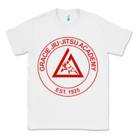 White gracie jiu jitsu academy Classic Tee - linhVisuals