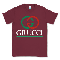 Burgundy grucci Classic Tee - linhVisuals