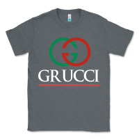 Charcoal Heather grucci Classic Tee - linhVisuals