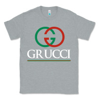 Heather Grey grucci Classic Tee - linhVisuals