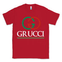 Red grucci Classic Tee - linhVisuals