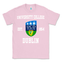 Bubblegum Pink university college dublin Classic Tee - linhVisuals