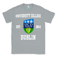 Heather Grey university college dublin Classic Tee - linhVisuals