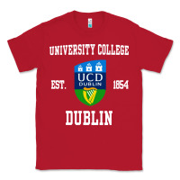 Red university college dublin Classic Tee - linhVisuals