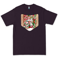 Plum Christmas Pocket Premium Tee - CowhideDigitalArt