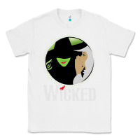 White vintage musical wicked Classic Tee - linhVisuals
