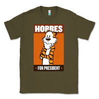 Army Green hobbes for president Classic Tee - linhVisuals