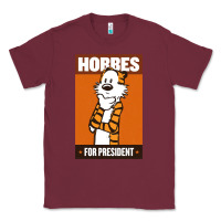 Burgundy hobbes for president Classic Tee - linhVisuals