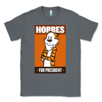 Charcoal Heather hobbes for president Classic Tee - linhVisuals