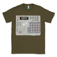 Army Green akai mpc2000 Classic Tee - linhVisuals