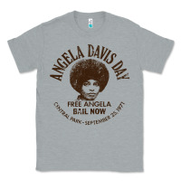 Heather Grey angela davis day 70s black rights Classic Tee - linhVisuals