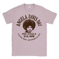 Lilac angela davis day 70s black rights Classic Tee - linhVisuals