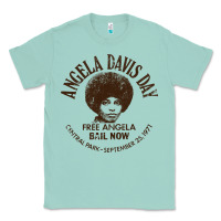 Seafoam angela davis day 70s black rights Classic Tee - linhVisuals