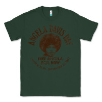Sports Green angela davis day 70s black rights Classic Tee - linhVisuals
