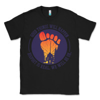 Black bigfoot t  shirt bigfoot lives design t  shirt Classic Tee - linhVisuals