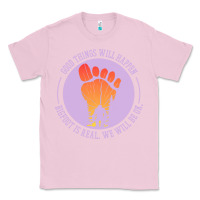 Bubblegum Pink bigfoot t  shirt bigfoot lives design t  shirt Classic Tee - linhVisuals