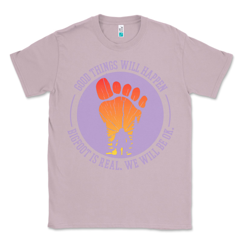 Bigfoot T  Shirt Bigfoot Lives Design T  Shirt Classic Tee by linhVisuals | Teevron